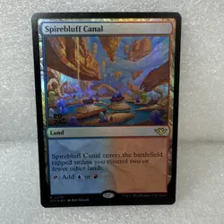 FOIL OTJ - Spirebluff Canal (OTJ) - Prerelease Cards (PRE)-NM/M - Image 1