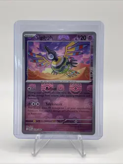 Sigilyph English Master Ball Pattern Holo Card 038/086 Sv11w: White Flare - Image 1