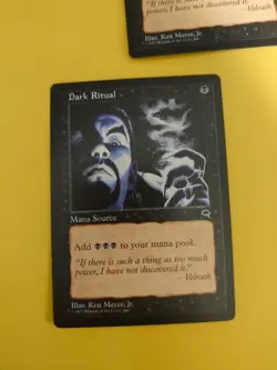 Dark Ritual x2 Mana Source Tempest. Old Vintage. Magic the Gathering 2 Card - Image 2