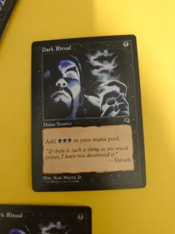 Dark Ritual x2 Mana Source Tempest. Old Vintage. Magic the Gathering 2 Card - Image 3