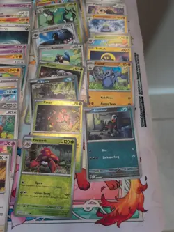 Lot Of 191 Pokemon Cards from Prismatic Evolution, Obsidian Flames, Journey Toge - Image 2