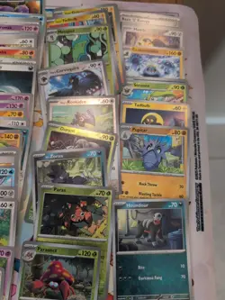 Lot Of 191 Pokemon Cards from Prismatic Evolution, Obsidian Flames, Journey Toge - Image 3