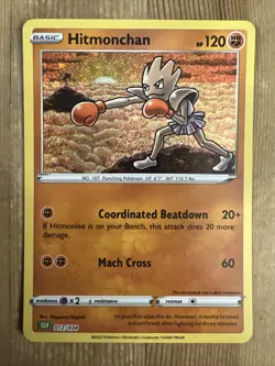 Hitmonchan CLV 012/034 TCG Classic Collection Pokemon Card NM - Image 1