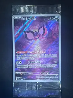 Sealed Pecharunt 129 Sv: Scarlet & Violet Promo Cards Holo - Image 1