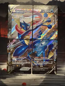 Pokemon TCG Promo Cards SWSH 155-158 Greninja V-UNION Full Set Of 4 *NM* - Image 1