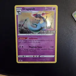 Pokemon Card Dragapult 091/192 SWSH Rebel Clash Stamped - M/NM - Image 1