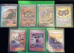 Pokemon TCG Japanese Terastal Festival SAR Card Lot (7) NM - Image 1