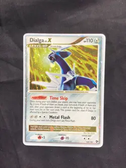 Pokemon Cards: Great Encounters Rare Holo: Dialga Lv. X 105/106 - Image 1