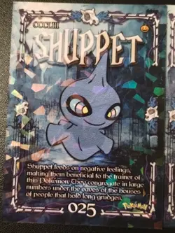 SHUPPET BANETTE X2 Cards Prisma Trick Or Treat Halloween Cracked Ice Holo - Image 2