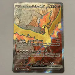 Team Rocket's Moltres ex - 208/182 Destined Rivals Ultra Rare Pokemon Card - Image 1