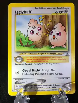 Igglybuff #36 *Black Star Promo Card* Pokemon TCG Card WotC Excellent - Image 1
