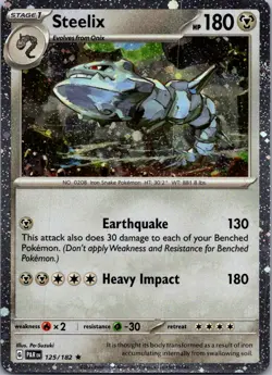 Steelix - (Cosmos Holo) Rare Miscellaneous Cards & Products 125/182 NM - Image 1