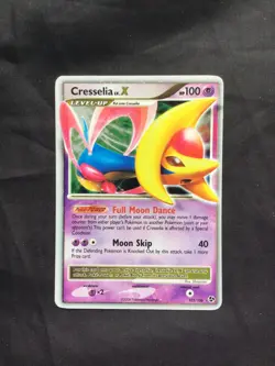 Pokemon Cards: Great Encounters Rare Holo: Cresselia Lv. X 103/106 - Image 1