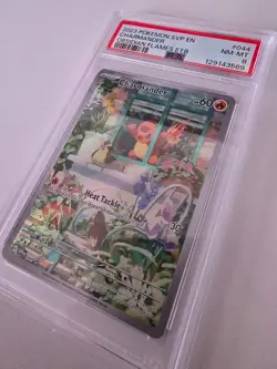Charmander #044 PSA 8 - Obsidian Flames ETB Promo Holo Pokemon Card - Image 2