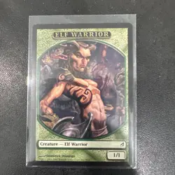 MTG Elf Warrior Token Lorwyn 9/11 Regular Token - Image 1