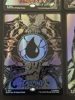 Magic: The Gathering Venom Raised Foil Secret Lair Land Set - Image 4