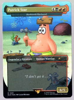 Patrick Star 1931 Rainbow Foil Spongebob Secret Lair MTG Near Mint - Image 1