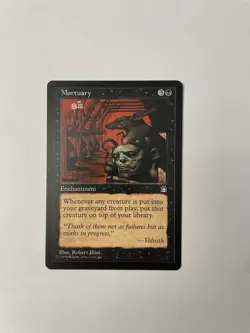 1x Mortuary Stronghold Magic the Gathering MTG Rare LP 1998 (B) - Image 1