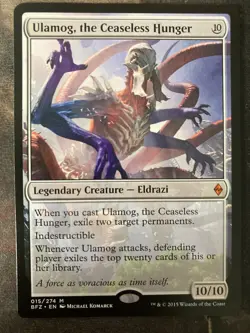 *** Ulamog, the Ceaseless Hunger *** NM Battle for Zendikar DUTY FREE Magic MTG - Image 1