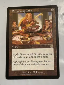 MTG Magic the Gathering Bargaining Table (288/350) Mercadian Masques NM - Image 1