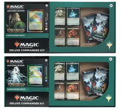 Magic The Gathering Lord Of The Rings Deluxe Commander Kit Lot/Set of 2 - Image 1