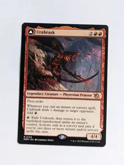 MTG {Urabrask/The Great Work} FOIL March of the Machine 169 NM/Unplayed - Image 1