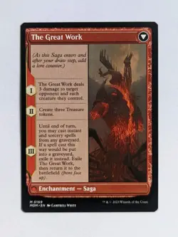 MTG {Urabrask/The Great Work} FOIL March of the Machine 169 NM/Unplayed - Image 2