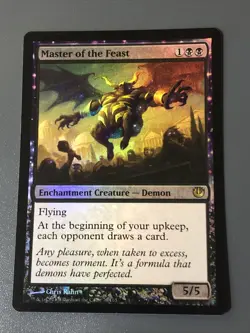Master Of The Feast Foil X1 Journey Into Nyx NM Cond See Pics - Image 1