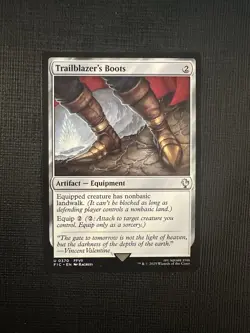 Trailblazer's Boots #370 (NM) Final Fantasy FIC Magic MTG - Image 1