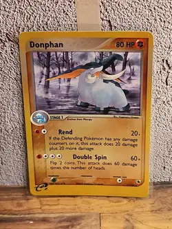 #17/109 Donphan Pokemon Ruby and Sapphire Rare Reverse Holo - Image 1
