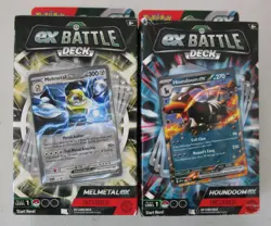 MELMETAL HOUNDOOM EX BATTLE DECK - ONE OF EACH - POKEMON TCG - Free Shipping - Image 1