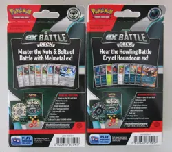 MELMETAL HOUNDOOM EX BATTLE DECK - ONE OF EACH - POKEMON TCG - Free Shipping - Image 2