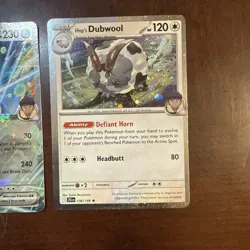 Hop's Zacian ex 193 Black Star Promo w/ Hop's Wooloo & Dubwool Pokemon - Image 4