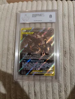 NACHTARA/DARKRAI GX PRM-TAG TEAM PWR.CLL.GER. POKEMON SM BSP 2020 SM241 PGS 8 - Image 1