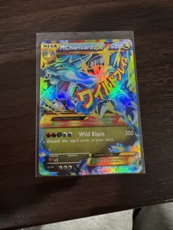 Pokemon TCG M Charizard EX 2014 X-Y Flashfire 108/111 Ultra Rare Fan Art - Image 1