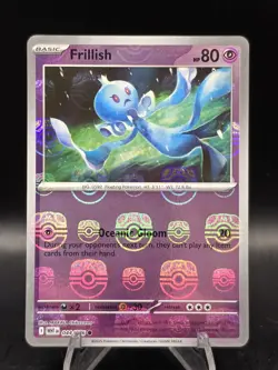 Pokemon TCG Frillish 044/086 (Master Ball Pattern) Sv: White Flare NM - Image 1