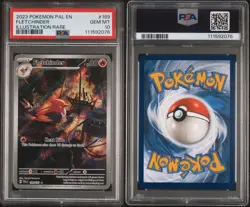 PSA 10 Fletchinder 199/193 Paldea Evolved Illustration Rare Pokemon English - Image 3