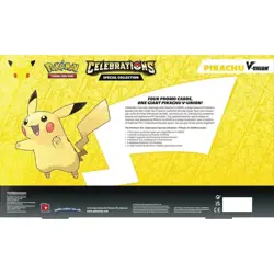 Pokemon TCG Celebrations Special Collection Pikachu V Union Box Factory Sealed - Image 2