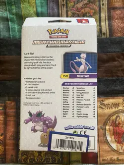 2016 Pokemon XY Evolutions Cracked Ice Mewtwo Mayhem Theme Deck TCG New Sealed - Image 2