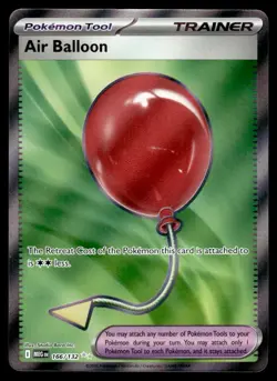 2025 Pokemon Mega Evolution Air Balloon Double Rare #166 - Image 1