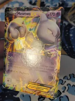 Pokemon TCG Mewtwo EX Black Star Promo XY183 Ultra Rare Holo MP-HP - Image 2