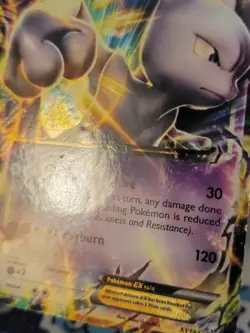 Pokemon TCG Mewtwo EX Black Star Promo XY183 Ultra Rare Holo MP-HP - Image 3