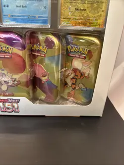 Pokemon Scarlet & Violet - 151 (5-Pack) Mini Tins Costco Bundle MEOWTH - Image 3