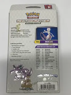 2016 Pokemon XY Evolutions Cracked Ice Mewtwo Mayhem Theme Deck TCG New Sealed - Image 2