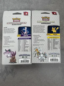 Pikachu Power & Mewtwo Mayhem XY Evolutions Theme Deck Pokemon Cracked Ice Holo - Image 3