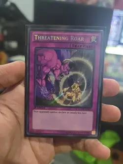 SECRET RARE Threatening Roar 1st Edition Yugioh LCYW-EN297 Legendary Yugi - NM - Image 1
