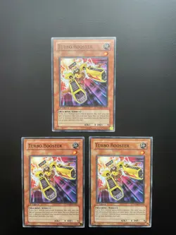Yugioh Turbo Booster DP08-EN003 1st Edition Common NM/LP X3 - Image 1