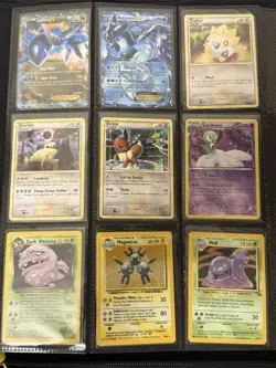 Pokemon Vintage binder lot 7 Holos 50 cards total - Image 1