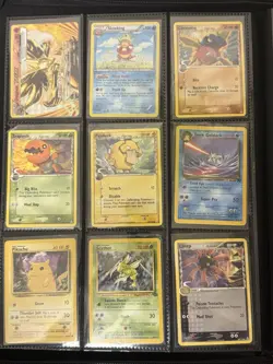 Pokemon Vintage binder lot 7 Holos 50 cards total - Image 2