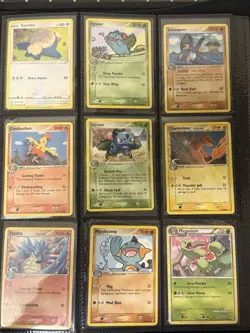 Pokemon Vintage binder lot 7 Holos 50 cards total - Image 3